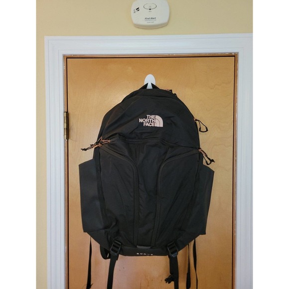 The North Face Bags The North Face Surge Backpack Black Rose Gold Accents Flexvent Padded